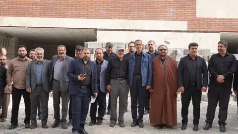 بازدید مسئولان معاونت‌های سپاه و اقشار بسیج استان البرز، از پروژ‌های های عمرانی سپاه استان