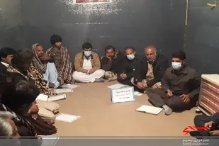 برگزاری نشست صالحین در پایگاه بسیج امام سجاد (ع) خاش