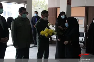 آیین تجلیل از کادر درمان بیمارستان امام جعفر صادق(ع) ساوجبلاغ برگزار شد