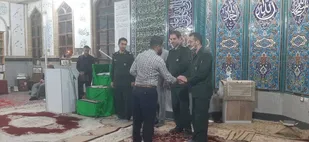 تکریم و معارفه فرمانده پایگاه بسیج حضرت علی اصغر (ع) شاهرود
