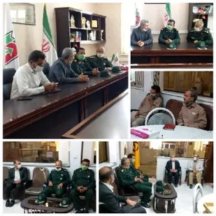 تجلیل فرمانده سپاه ناحیه بردسکن از خدمات مدیران ادارات برق و حمل و نقل جاده&zwnj;ای شهرستان