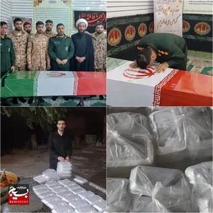 پنج هزار پرس غذای فاطمی بین نیازمندان گتوند توزیع شد