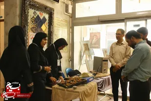 نمایش توانمندی هنرجویان هنرستان شهید سادلجی در غرفه مهارتی آموزش&zwnj;وپرورش کبودراهنگ