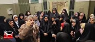 بسیجیان حوزه حضرت نرجس(س) از موزه عبرت دیدن کردند