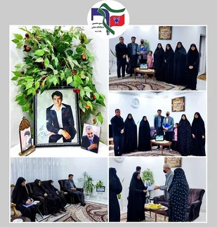 دیدار با خانواده شهید دانشجو