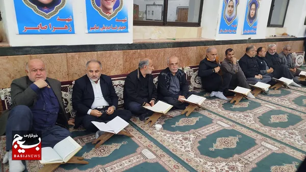 مراسم یادواره شهدا در آستانه اشرفیه