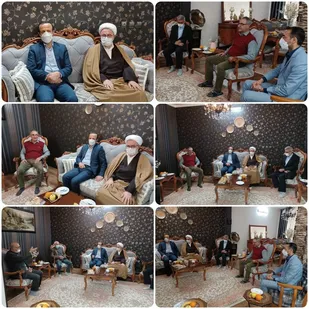 دیدار امام جمعه و فرماندار ویژه شهرستان شاهرود از جانبازان+ تصاویر