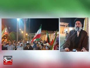 برگزاری مراسم تجمع اقتدار و بیعت بارهبرانقلاب درشهرزهره بندرهندیجان