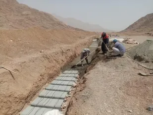 بازسازی و مرمت ۱۴۰ متر از قنات روستای مزرعه آقا/برگزاری اردوی فرهنگی ورزشی به مناسبت سوم خرداد