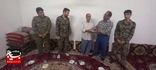 بسیجیان پایگاه شهید فقیه سمل، میهمان رزمنده کهنه&zwnj;کار دفاع مقدس شدند