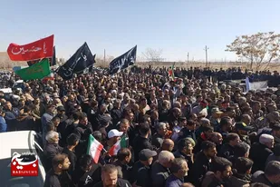 تشییع و خاکسپاری پیکر پاک شهید ورزشکار &laquo;عرفان امیری&zwnj;جوان&raquo; در روستای داق&zwnj;داق&zwnj;آباد کبودراهنگ