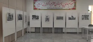 برپایی نمایشگاه عکس بمناسبت سوم خرداد در بهار