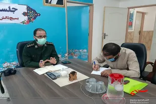 جلسه اعضای شورا حوزه بسیج دانش آموزی ولایت شهرستان سرخه برگزار شد