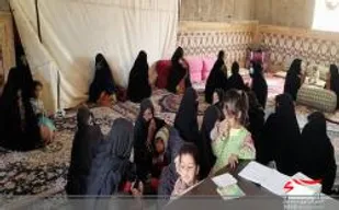 برگزاری ایستگاه سلامت در حوزه عشایری زاهدان