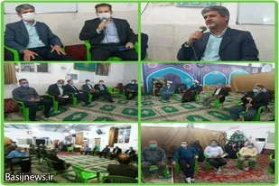 اعضای شورای اسلامی شهر سرخه از محله اسلامی کریم اهل بیت (ع) سرخه دیدار کردند