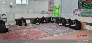 گردهمایی حلقه صالحین پایگاه مقاومت بسیج مریم عذرا