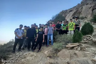 برگزاری کوهپیمایی بسیجیان ورزشکار پایگاه میثم تمار ملایر