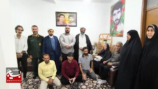 دیدار با خانواده شهید ورزشکار رضا صبوحی در هفته تربیت&zwnj;بدنی