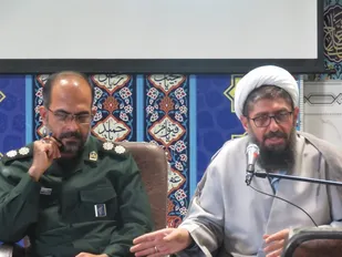 جلسه ابلاغ برنامه های نمایندگی ولی فقیه سال 1401 بسیج در ناحیه مقاومت بسیج میثم