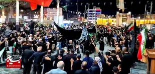 بندر ماهشهر یکپارچه عزا و عشق حسینی شد