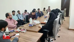 دیدار صمیمی دانشجویان بسیجی با فرمانده سپاه دزفول