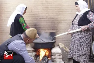از خوشه های طلایی انگور تاکستان تا پخت شیره پرقوت