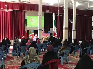 تجیل از بانوان شهرستان صحنه