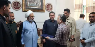 تجدید عهد با آرمان شهدا در خانه شهید رسولی&zwnj;زاده ایرانشهر