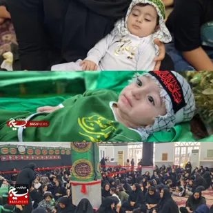 آیین جهانی شیرخوارگان حسینی(ع) با شکوه خاصی در زینبیه شهر ترکالکی برگزار شد