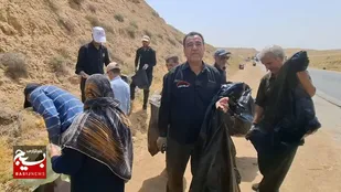 خادمان بی&zwnj;ادعا در مسیر مشهدالرضا(ع)