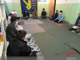 سرکشی و نظارت فرمانده ناحیه دهاقان از پایگاه بسیج شهدای دزج
