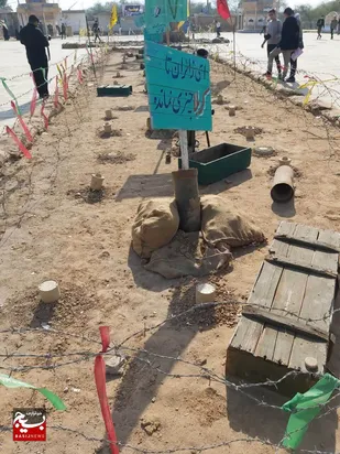 بازدید زائران راهیان نور از مناطق عملیاتی یادمان جنوب کشور&nbsp;&nbsp;