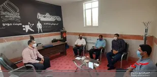 نشست هم اندیشی معاون تربیت بدنی سپاه قم با رئیس هیئت جودو استان