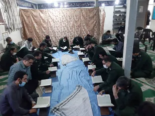 یازدهمین روز از جزءخوانی قرآن کریم در سپاه ناحیه پیشوا