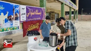 عطر ولایت در مسجد جامع صالح شهر پیچید