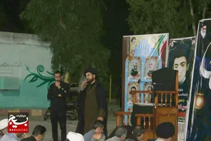 برپایی یادواره طلبه شهید طیبی در آغاجاری