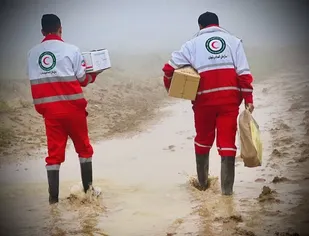 آماده&zwnj;باش تیم&zwnj;های عملیاتی هلال احمر در پی هشدار برف و کولاک در خوزستان