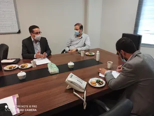جلسه معاونت اجتماعی سپاه استان سمنان با مدیر اجتماعی ستاد اجرایی فرمان امام (ره)