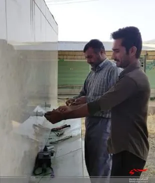 نصب آبسردکن برای حرم امامزاده جعفر علیه السلام