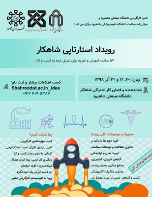 رویداد استارتاپی شاهکار در دانشگاه صنعتی شاهرود