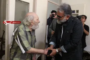 عیادت رئیس سازمان بسیج هنرمندان کشور از هنرمند پیشکسوت لرستانی