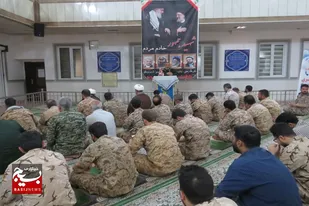 مراسم بزرگداشت سالروز آزادسازی خرمشهر در قرارگاه تاکتیکی تیپ ۳۲ انصارالحسین(ع) همدان