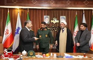 دیدار و تجلیل فرمانده سپاه استان لرستان از مدیر کل صدا و سیمای استان لرستان
