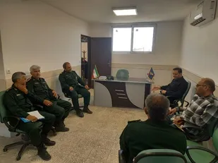 جلسه مشترک مسوولان گردان ۱۱۷امام حسین(علیه السلام) و حوزه یکم امیرالمومنین(علیه السلام) شهرستان آران و بیدگل برگزار شد