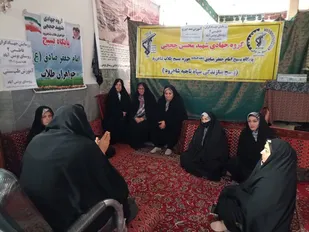 حضور جهادگران طلبه خواهر شاهرود در روستای یونس آباد+ تصاویر