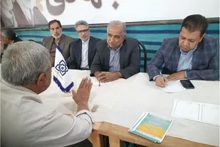 برگزاری میز خدمت جهادی در مصلی قدس زاهدان