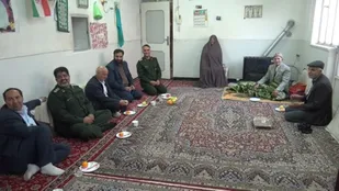 دیدار با خانواده معظم شهدا در زارچ