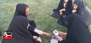 برپایی ایستگاه سلامت در زاهدان