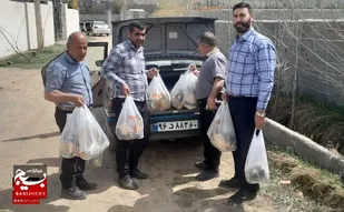 کام نیازمندان منطقه کجور نوشهر در روز عید فطر شیرین شد