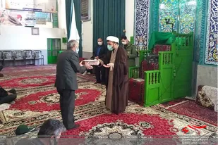 مراسم تجلیل از رزمندگان دفاع مقدس در روستای بوبوک آباد